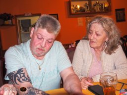 Karinchen und Hansi P. im GH Timo am 5.12.2025